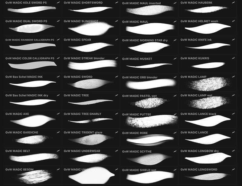 550+专业Procreate漫画笔刷 - 知乎