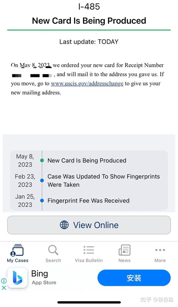 5月，I485获批案例 知乎