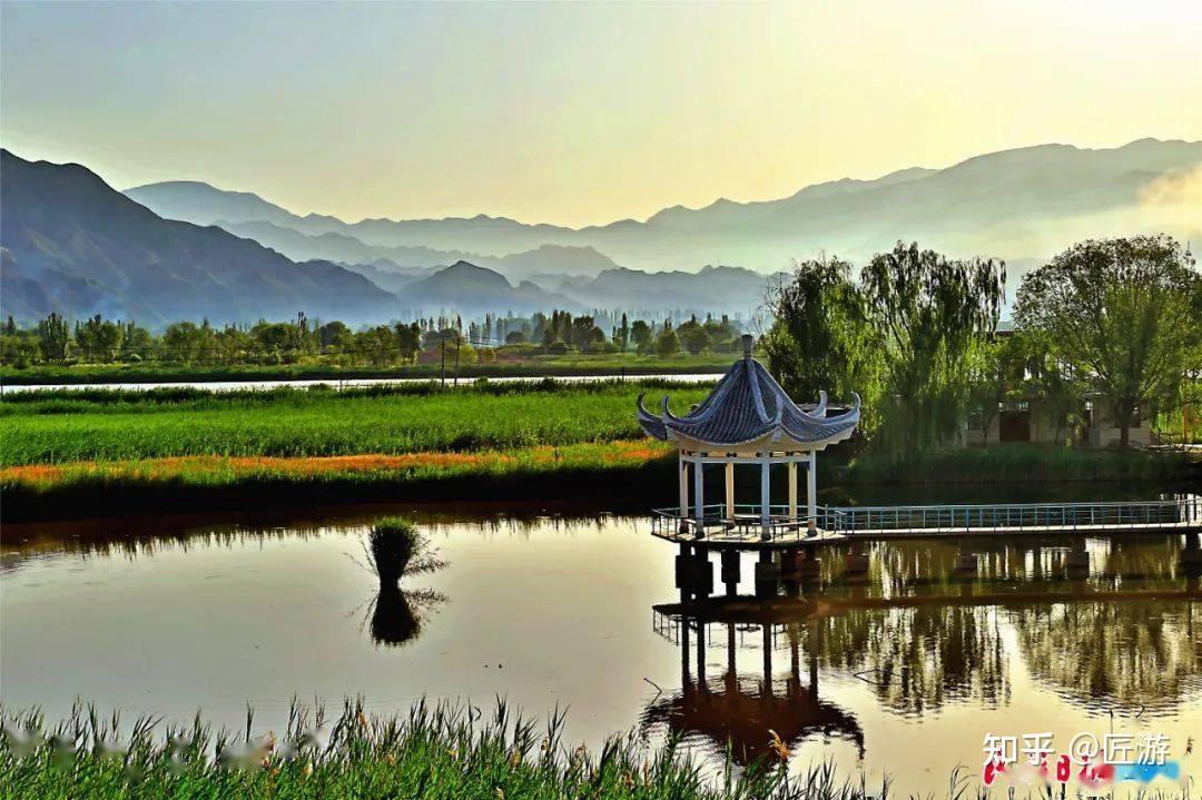 临夏三峡湿地图片