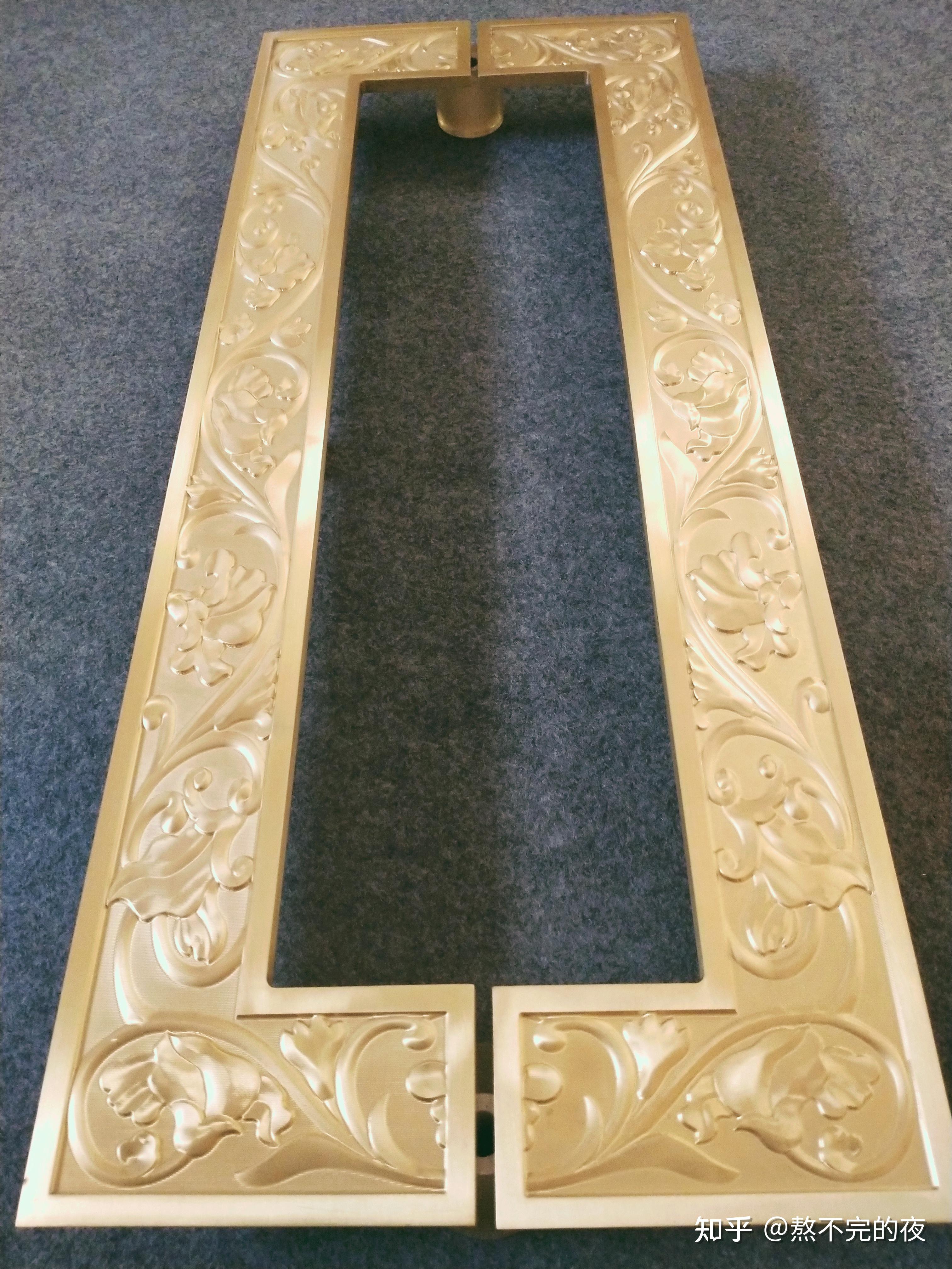 入户铜门庭院大门ktv大门莲花头紫铜拉手