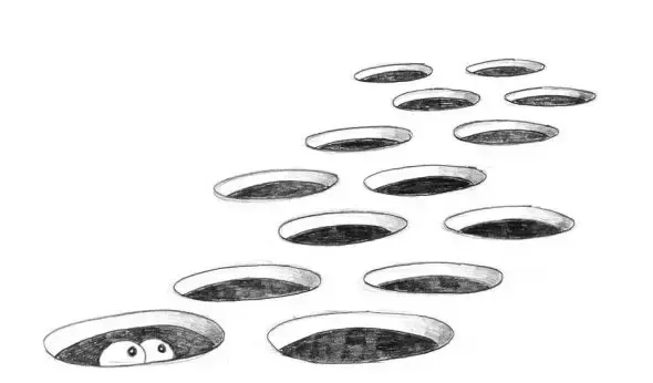 附加练习:试着画出地洞.