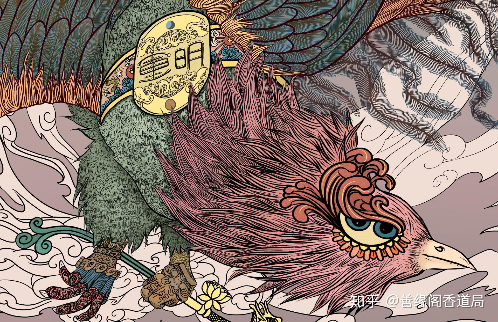中国风兽头|插画|创作习作|林中小蜗 - 临摹作品 - 站酷 (ZCOOL)