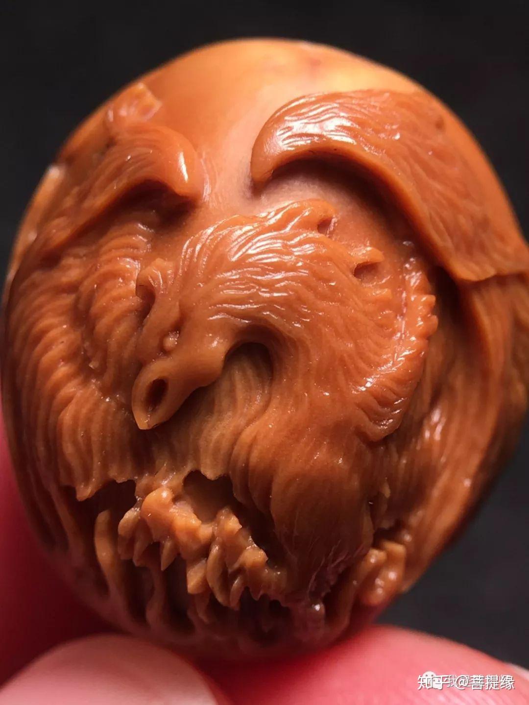 我是雕刻师冯伟四象八卦橄榄核手串风格独特雕工细腻