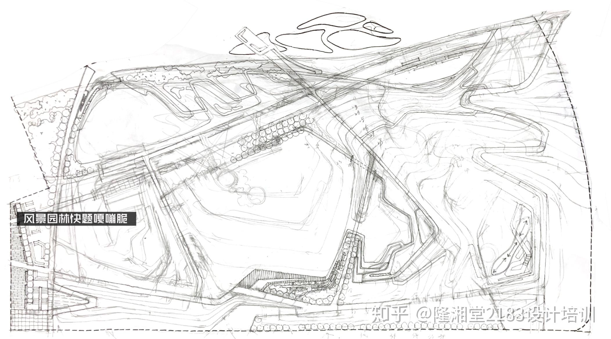 等高线梳理典范华中农2017年风园真题