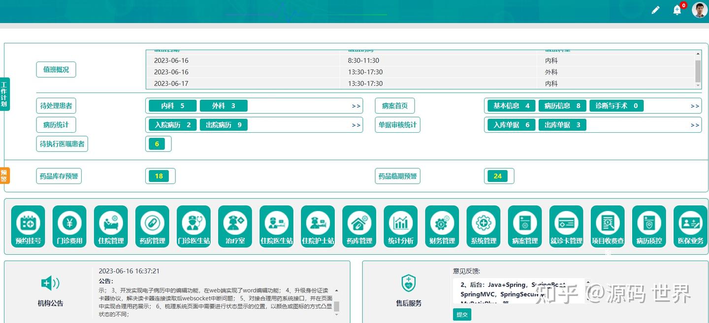 JAVA云HIS医院管理系统源码 云HIS系统源码 SaaS模式 采用Java+Spring，SpringBoot技术开发 - 知乎