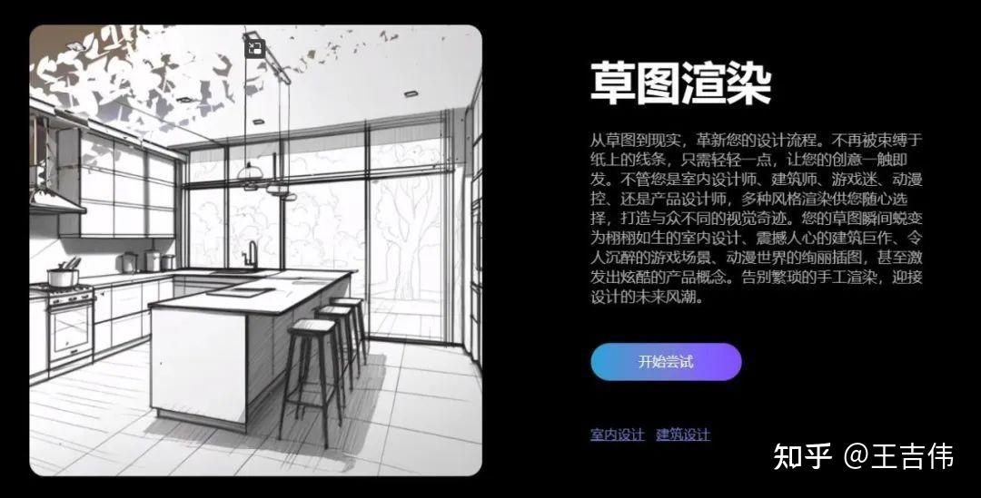 告别设计软件一句话生成效果图,生成式AI正在颠覆装饰装修领域,附28款流行AI装修设计工具 - 知乎