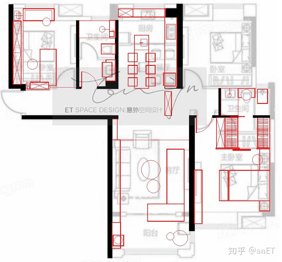 【平面户型优化】3月份,知乎住宅户型平面优化/改造大集合 - 知乎