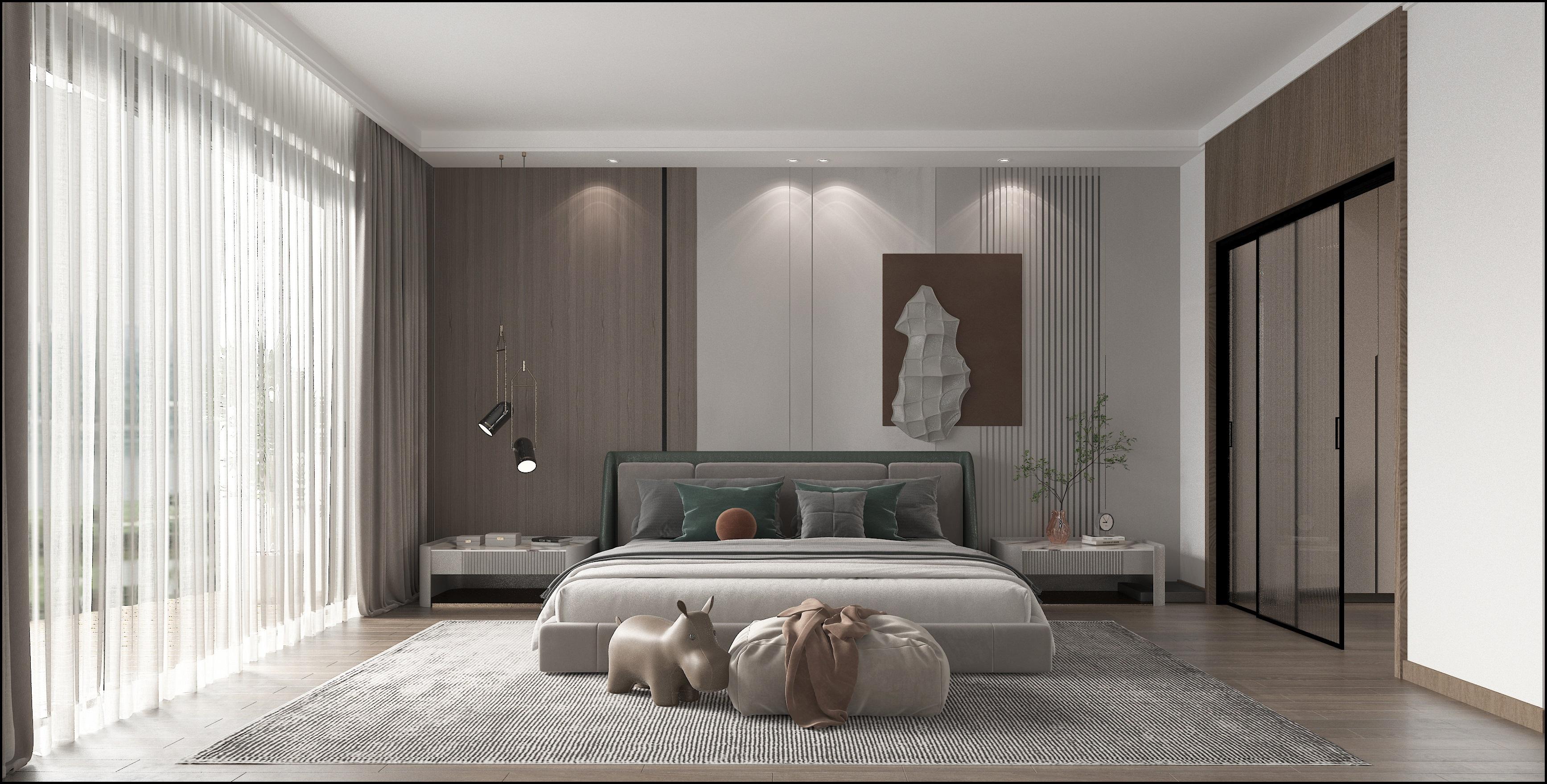 350㎡现代轻奢艺术感与烟火气共赏的生活格调