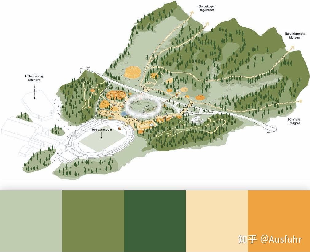 设计灵感|景观配色|生态自然公园设计 - 知乎