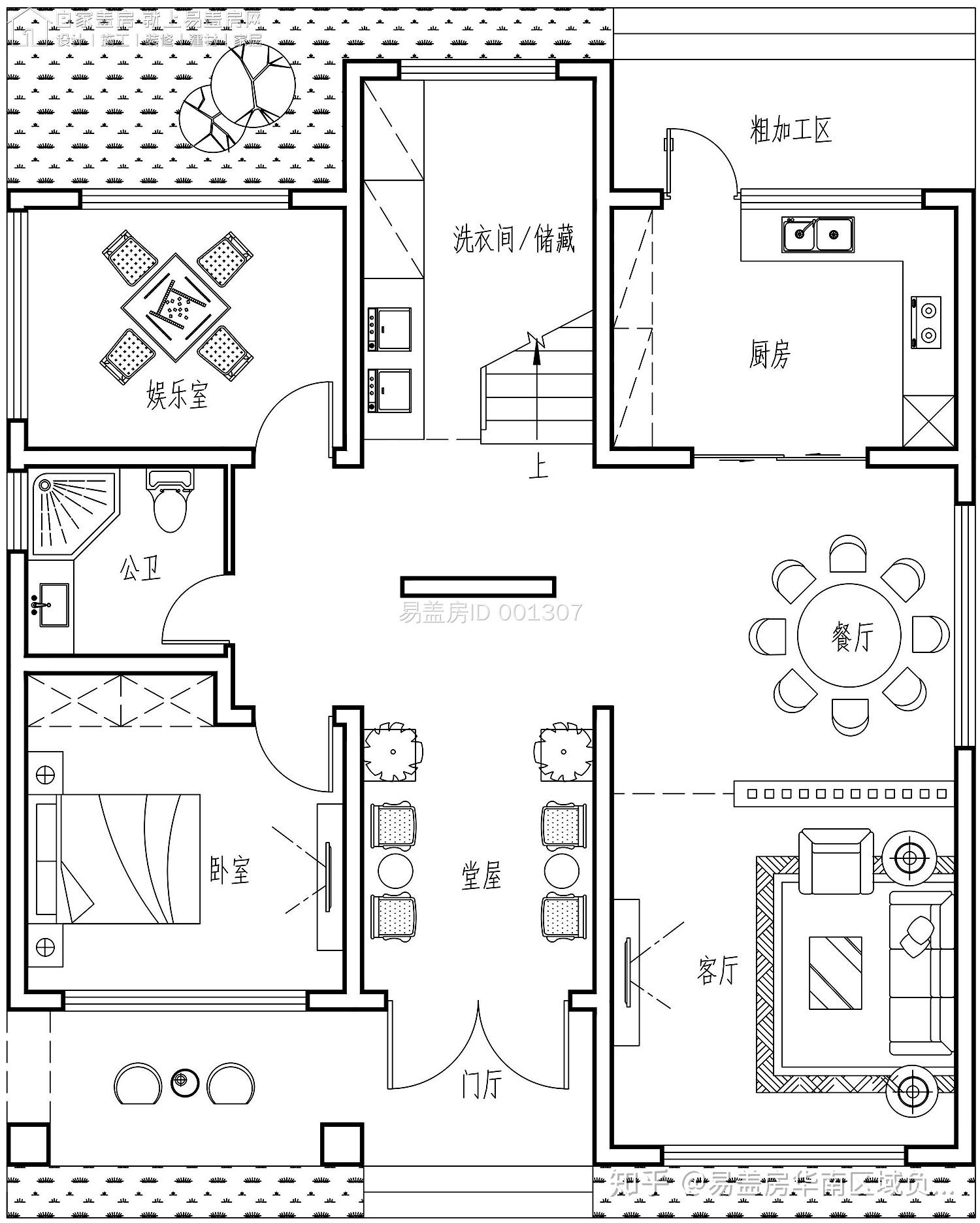 农村自建房十二米乘以十三米进深,布局怎么设计合理? - 知乎