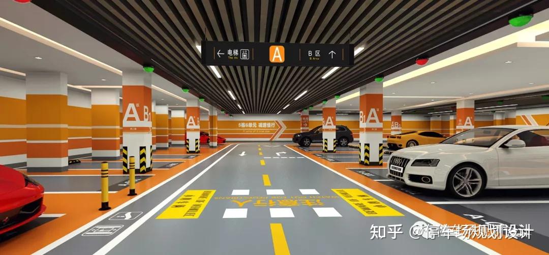 停车场3d效果图案例分享