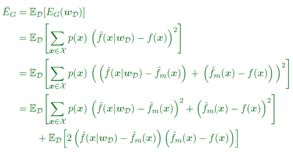 泛化误差 Generalisation Error 偏差 Bias 方差 Variance 知乎