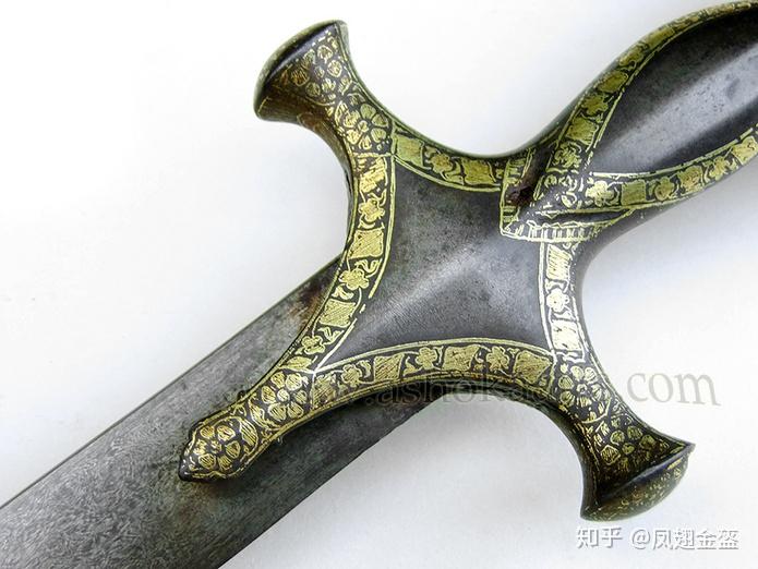 古大马士革刀的花纹在大马士革所在的近东地区及附近的小亚细亚地区