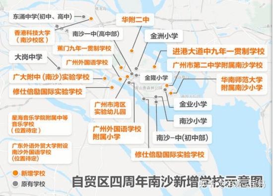 名字个个闪瞎你的眼:南沙本土的南沙一中,东涌中学,大岗中学等的教育