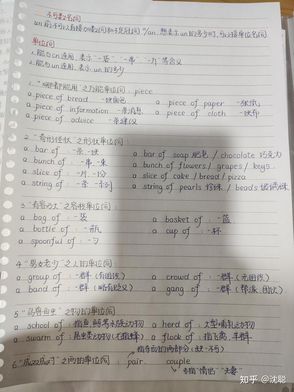 英语中的单位词和量词的区别是什么