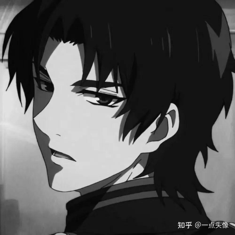 男头|超酷的黑白动漫男生头像 - 知乎