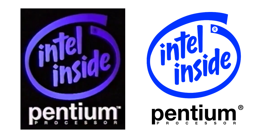 由于没有真正意义上的名称,所以只有一个"intel inside"的logo
