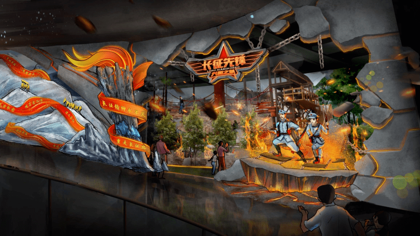 功夫动漫世界设计图蹴鞠小子主题馆"中国动车"的"未来科技世界"让游客