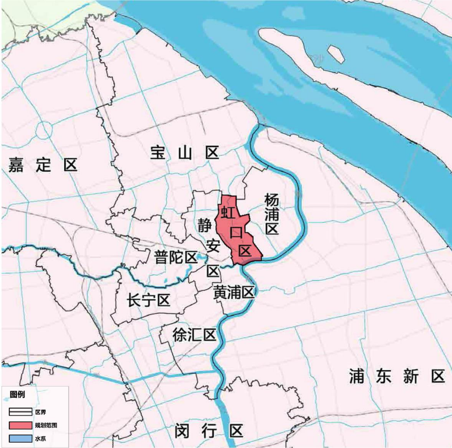虹口行政区内辖8个街道,分别是江湾镇街道,凉城新村街道,曲阳路街道