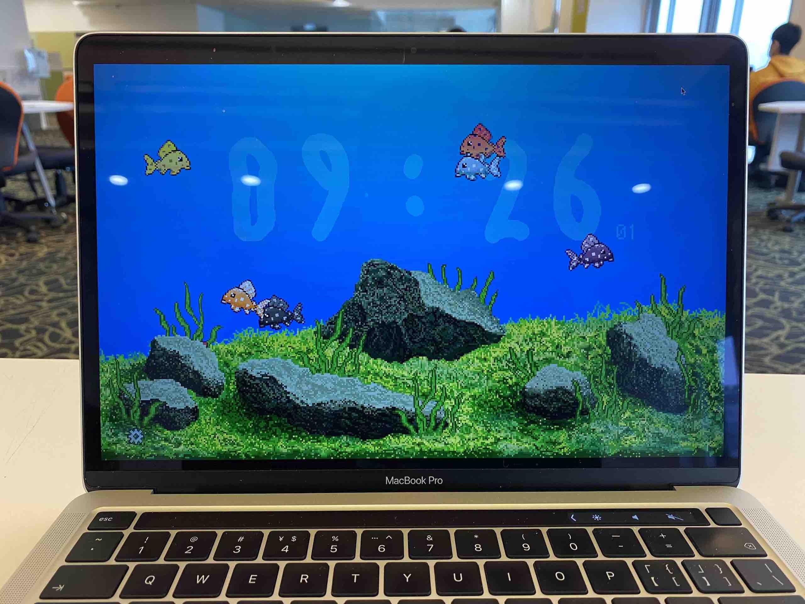 一款酷炫的开源 macOS 屏幕保护程序-技术圈