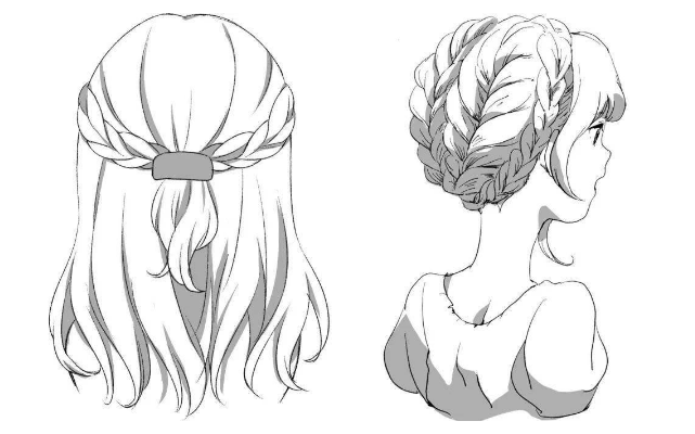 凌乱的头发怎么画教你绘制柔软蓬松的头发画法