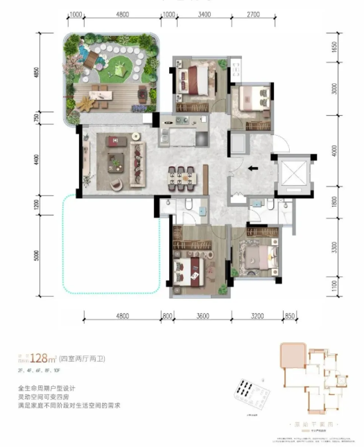 小面积也能拥有 “空中庭院”!全国第四代住宅小户型案例大赏,太惊艳了 - 知乎
