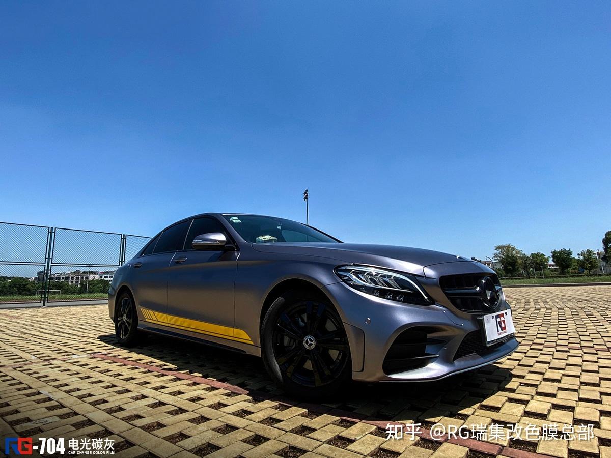 【车型】奔驰c180 【颜色】电光碳灰 【出品】浙江永康 汽车贴膜成为