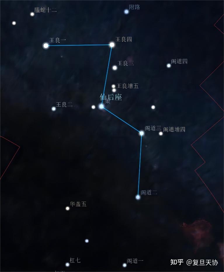 仙后座星图图片