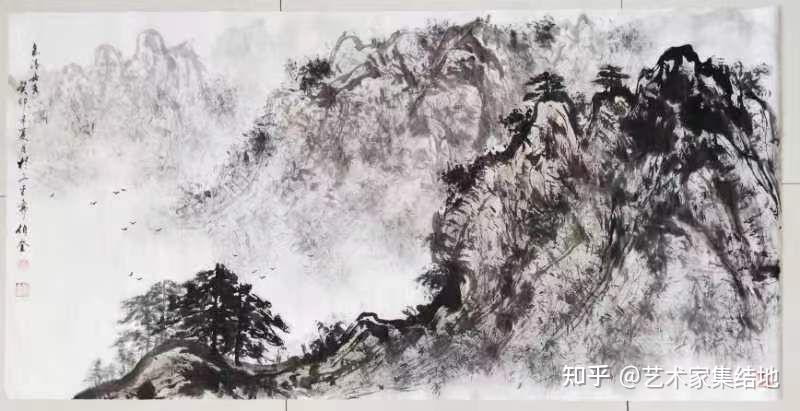 陈伯奎国画山水,大师之作,给你的家增添一份别致的艺术气息! - 知乎