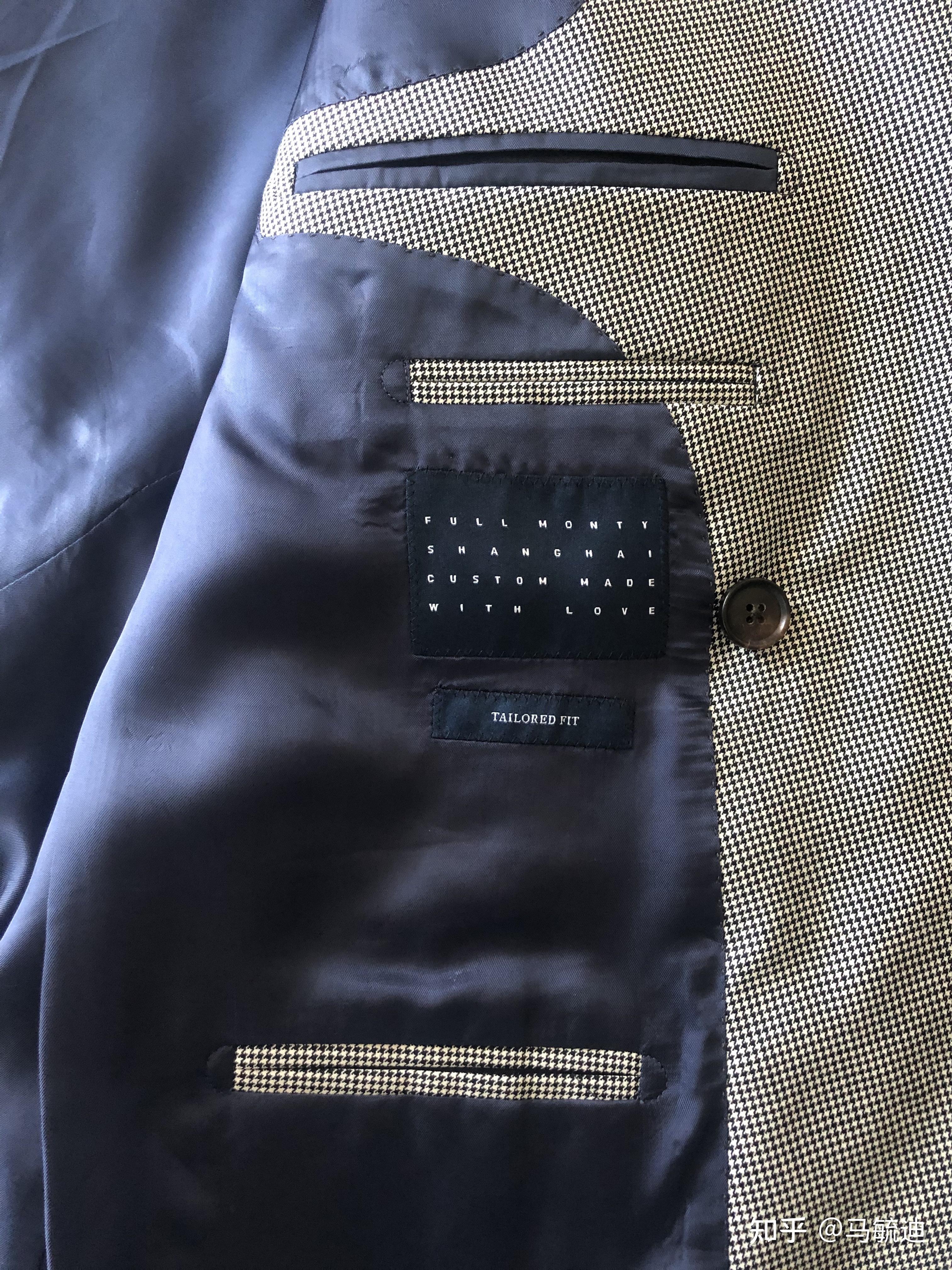 【成衣西服测评】fullmonty 千鸟格双排扣 - 知乎
