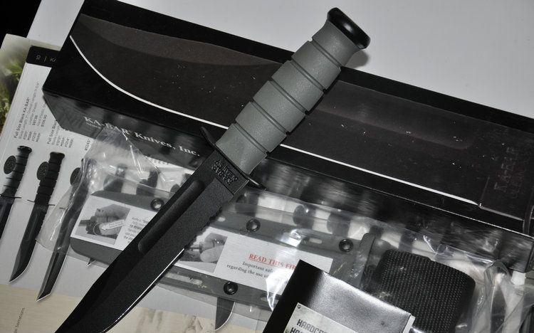 美国kabar卡巴kb5012美军灰绿色战术直刀