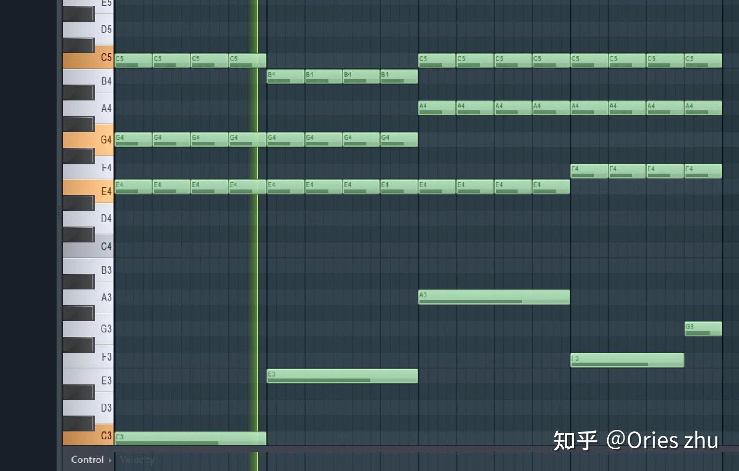 奇怪,紧张的感觉7级是很紧张的和弦感觉整个是很扭曲的状态1-3-6-4,很