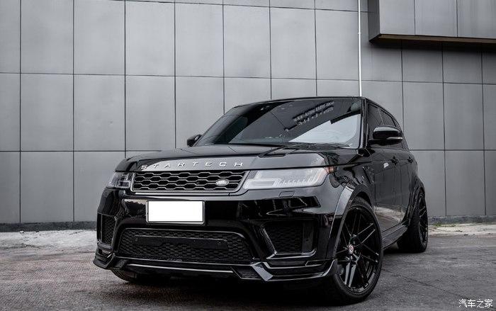 全身名牌加冕路虎揽胜运动版被改装成全新黑武士suv