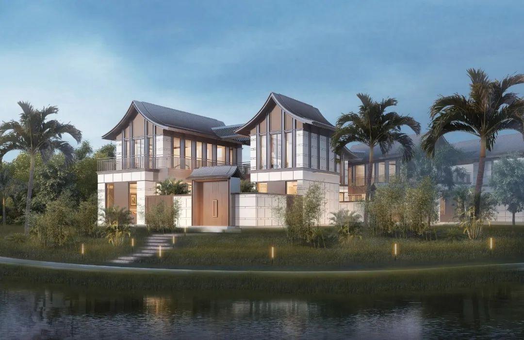 豫发·百里晴川的园区景观,则从山川,石院,瑶林,流光,循溪中寻找辋川