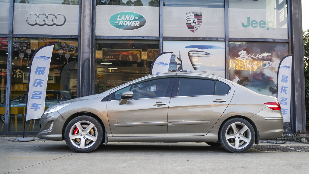 标致408升级刹车改装作业分享,tei racing p40ns刹车卡钳套件