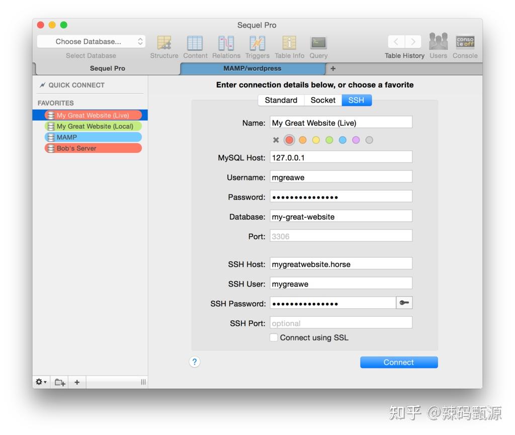 Sequel Pro Mac Mac端最好用的MySQL管理工具!SequelPro开源免费 - 知乎
