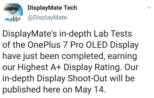 Oneplus 7 Pro 喜提a 标准 Displaymate究竟是何方神圣 知乎