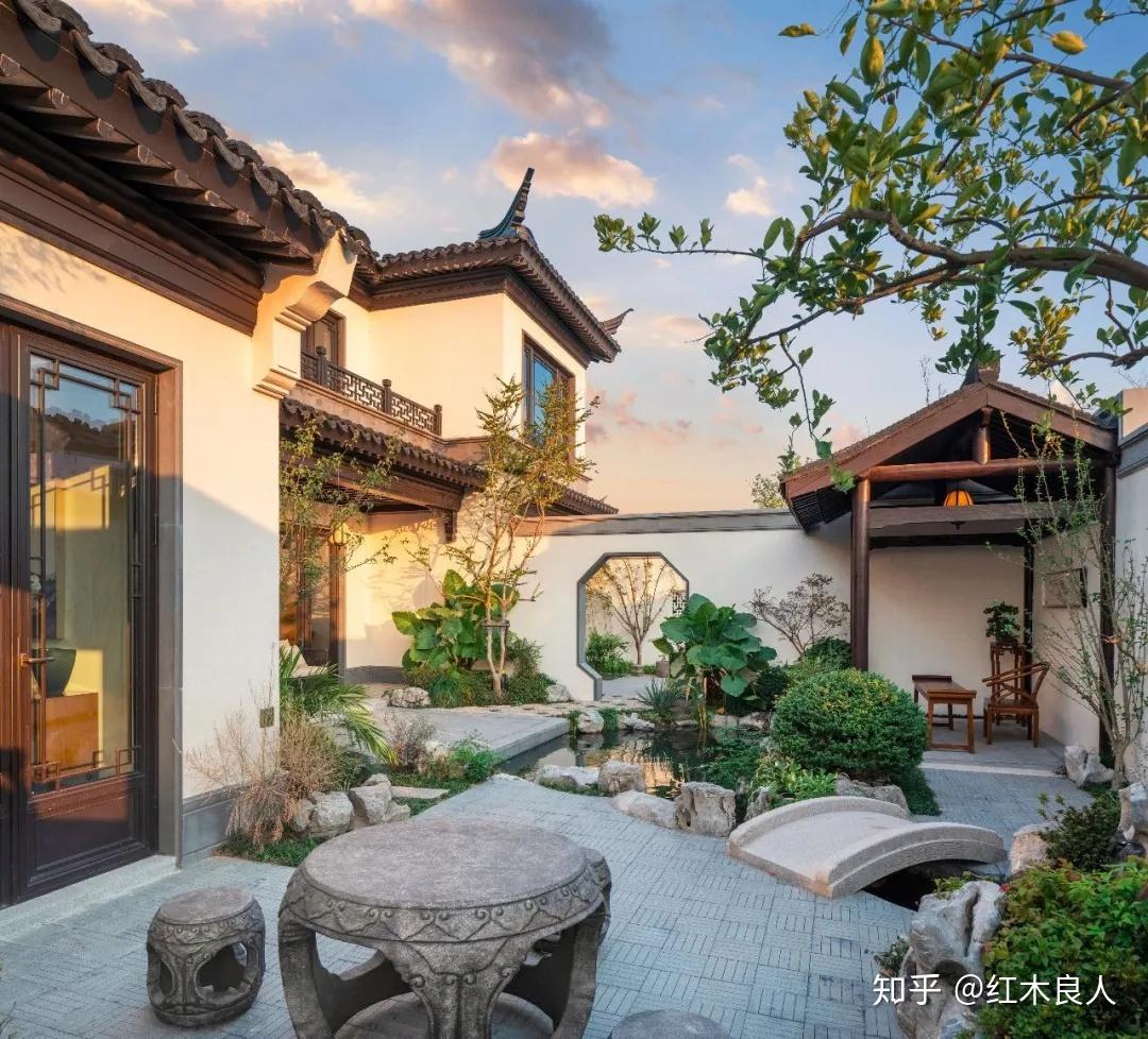 向往的生活广袤的果林,丰茂的菜园,颐然的院落,闲逸的廊道,风雅的空间