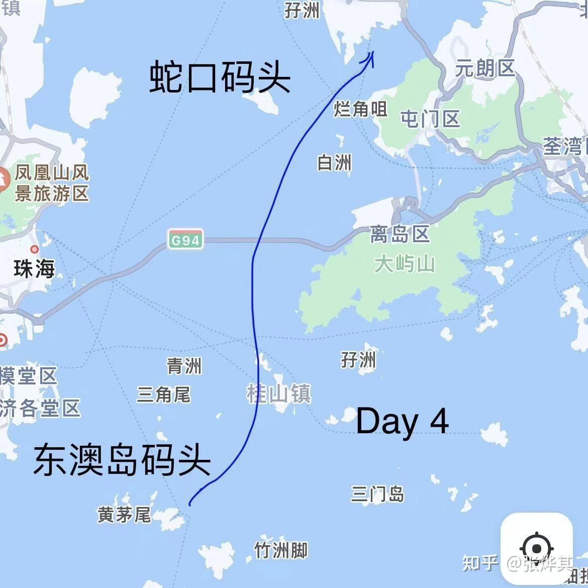 深圳蛇口到珠海4天3晚游记