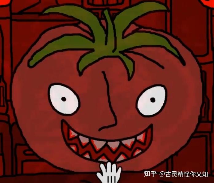 如果玩家将刀拖向番茄先生,将被刺伤并祝贺玩家在临死前完成游戏.