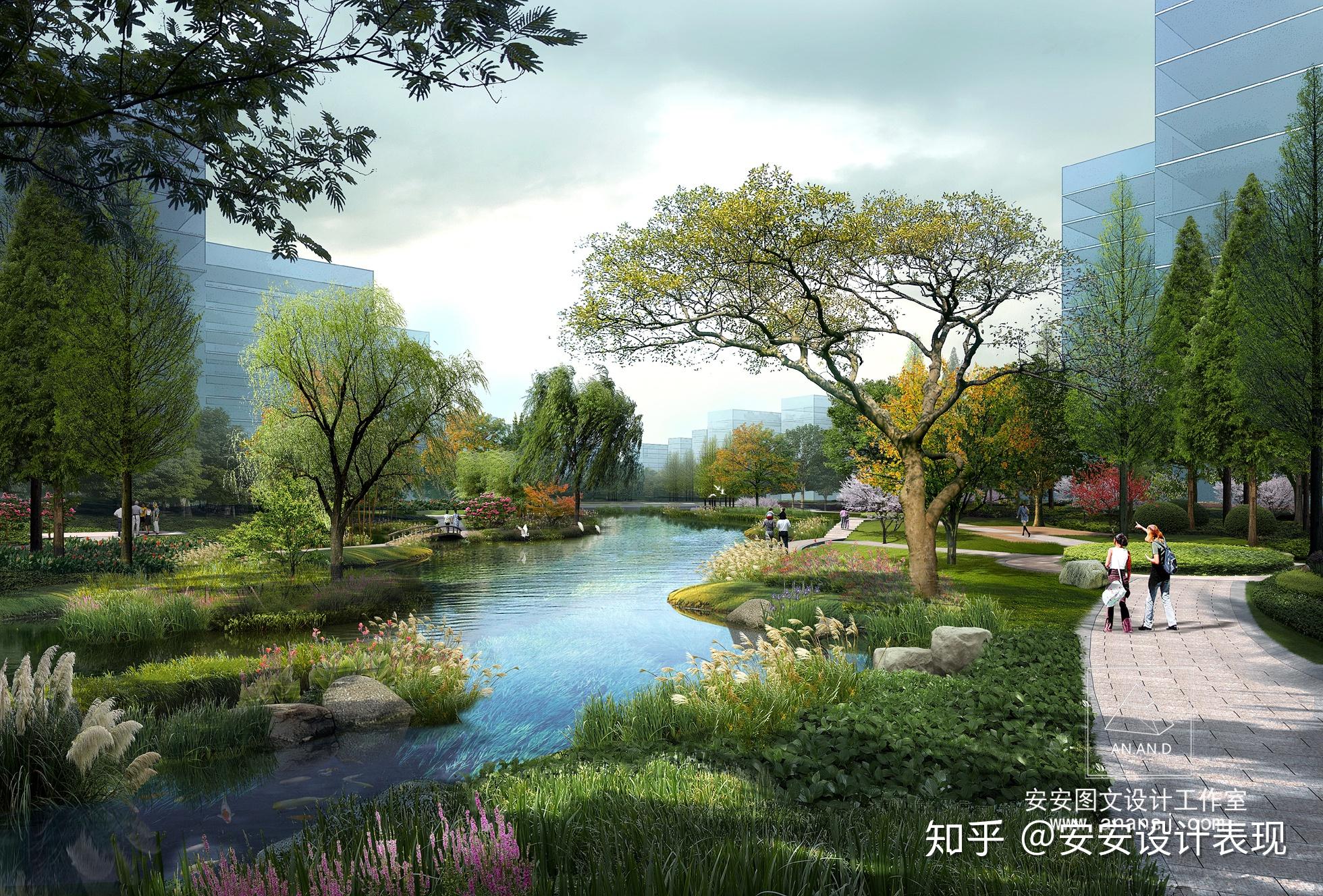 杨下河滨水生态景观建设规划 - 景观设计 - 汉通设计