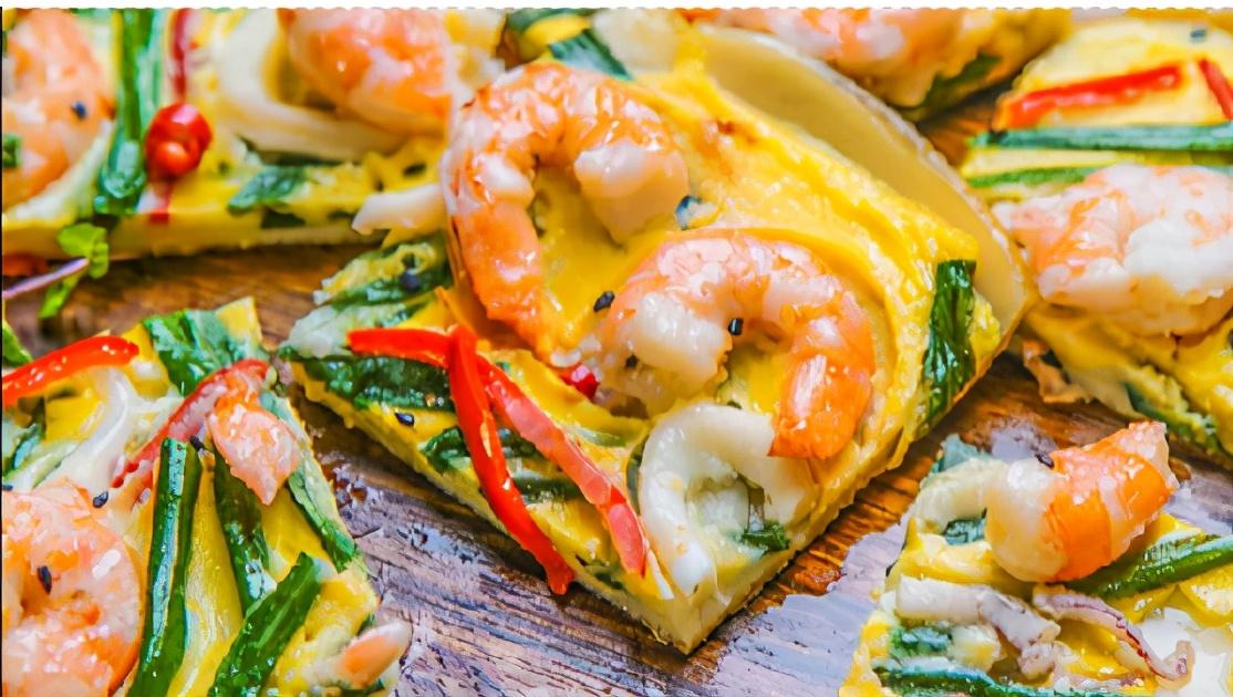 【食谱】记忆里的味道-海鲜葱饼