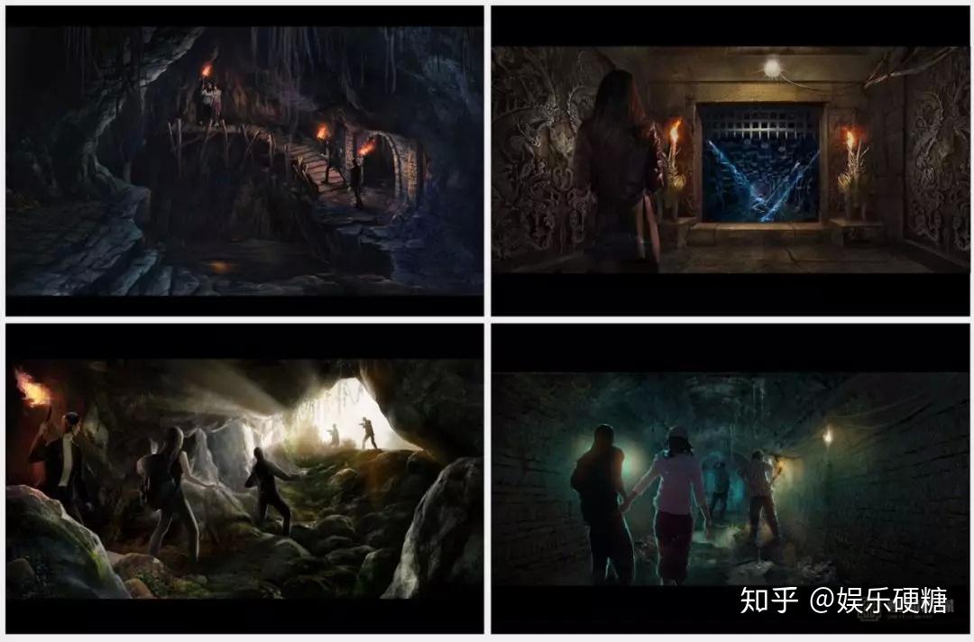 墓道美术气氛图墓道设计方位图墓道设计动态预演"拍《古董》的团队