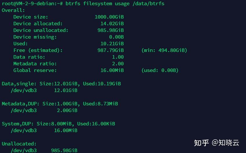 云盘文件系统比较 ext4 xfs和btrfs