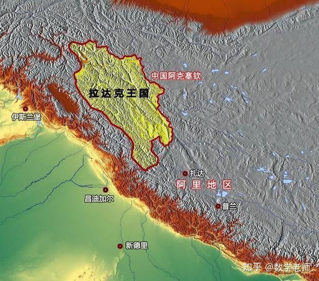 拉达克曾属于中国的克什米尔之心