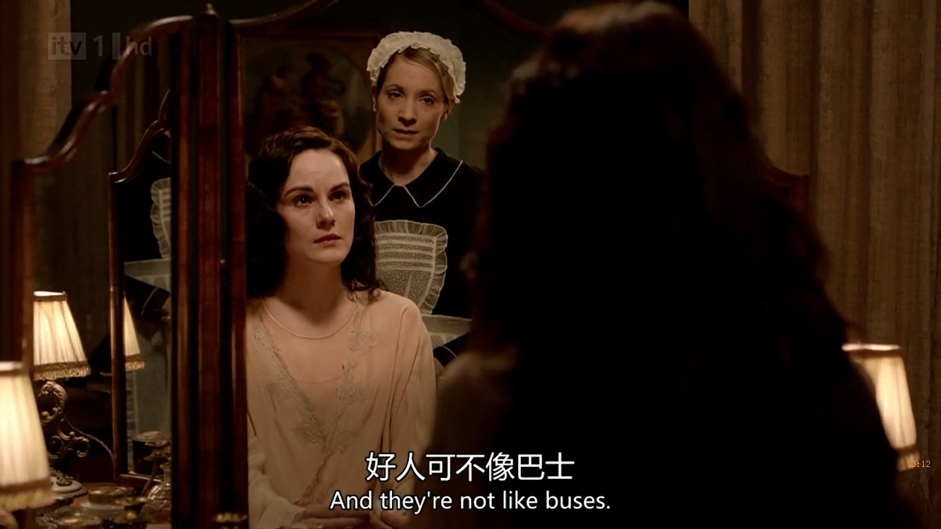 唐顿庄园那些《经典台词》