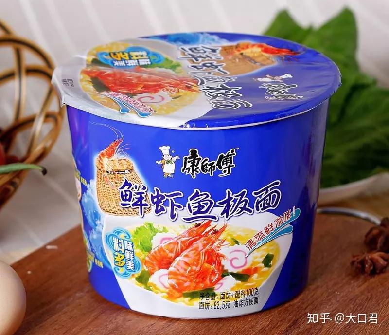 ⑦康师傅 鲜虾鱼板面