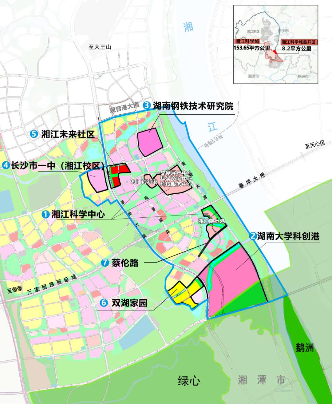 长沙滨水新城规划图图片