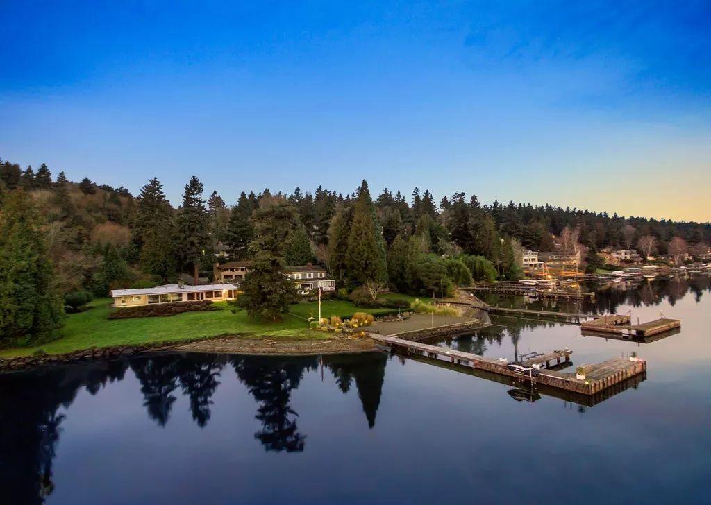 西雅图默瑟岛高性价比豪宅区难怪中美科技新贵都喜欢在这里买房