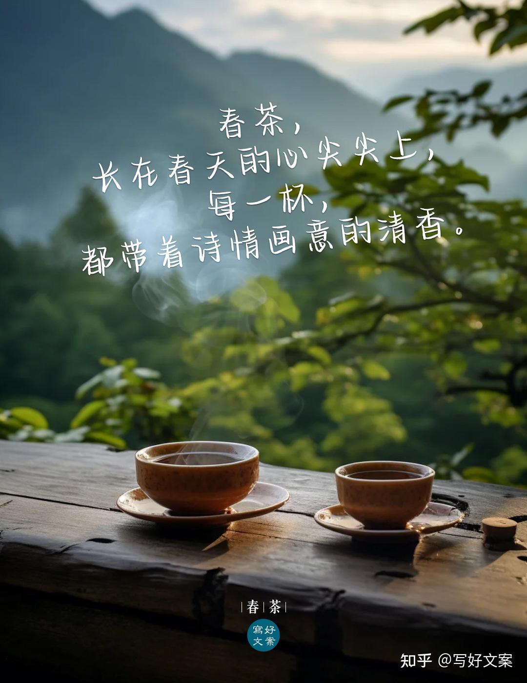 原创春茶文案很绝很唯美